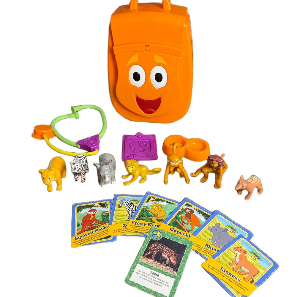 Go Diego Go Animal Rescue Pack Playset with Figures and Cards 2006 *NO SOUND*